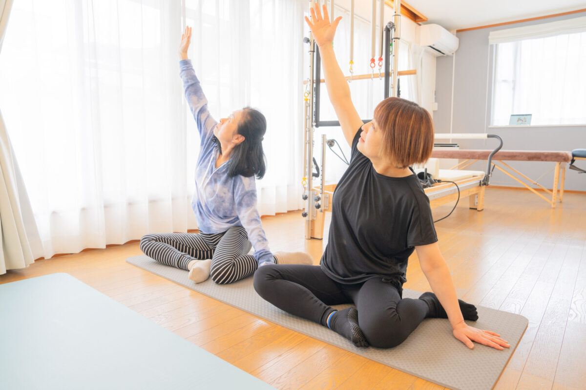 ピラティススタジオ開業のホームページ用写真を長野県で撮影しました